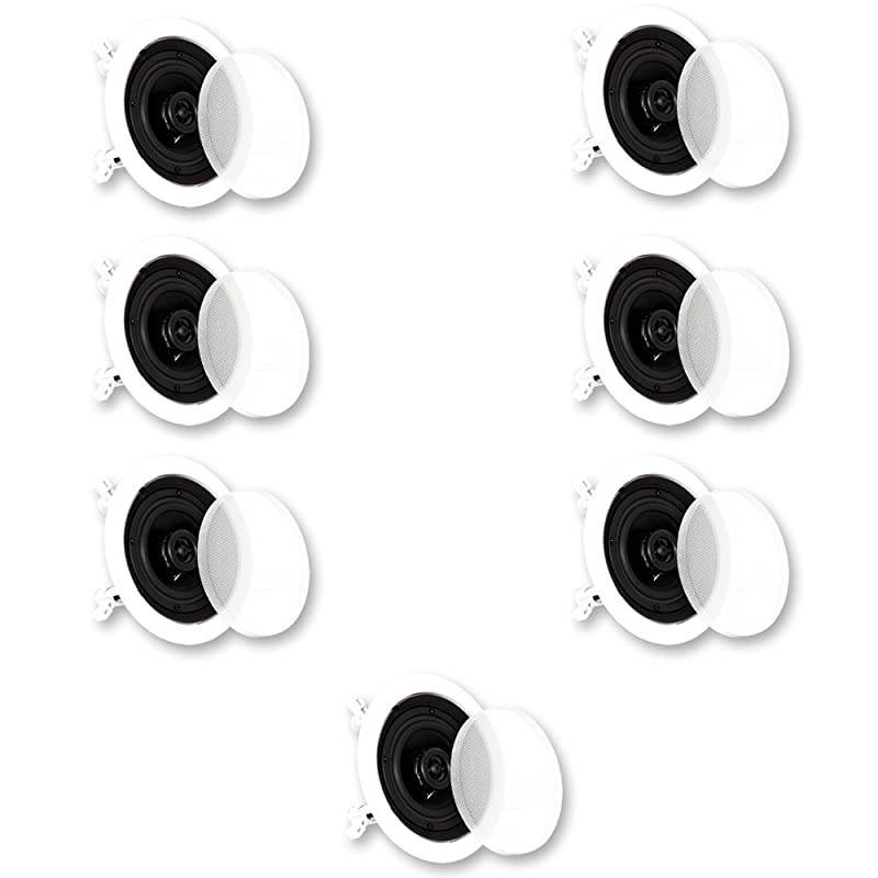 CS4C in Ceiling Speakers Surround Sound Home 7 Speaker Set CS4C7S