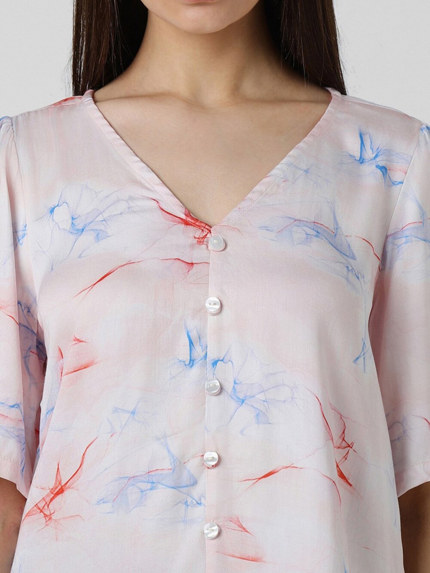 Van Heusen Pink Printed Top