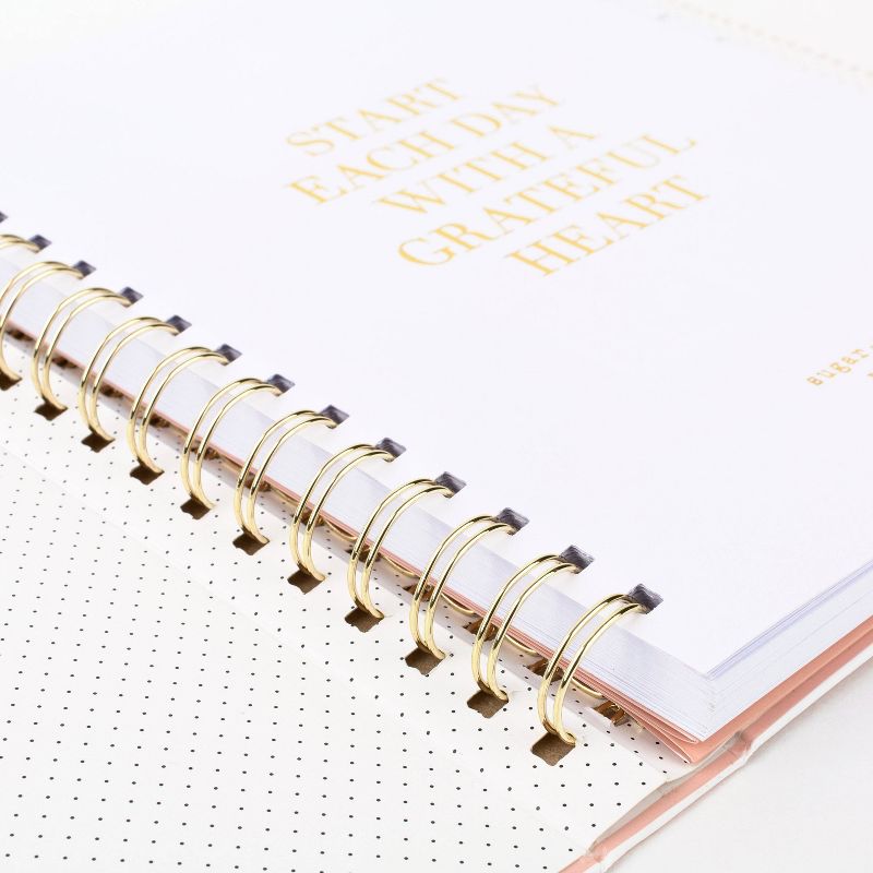 2021-22 Academic Planner 8.75" x 6.875" Concealed Wire Weekly/Monthly Pink Stripe - Sugar Paper™