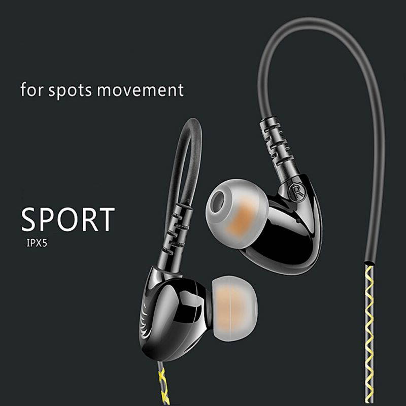 Hi Res High-quality Stereo Surround Wired Headphone , Top ABS + PC Material Shockproof Dust-proof Waterproof Bass Strengthening Noise Cancelling In-ear Headset , Strong Durable Diamond Grain Line Hand