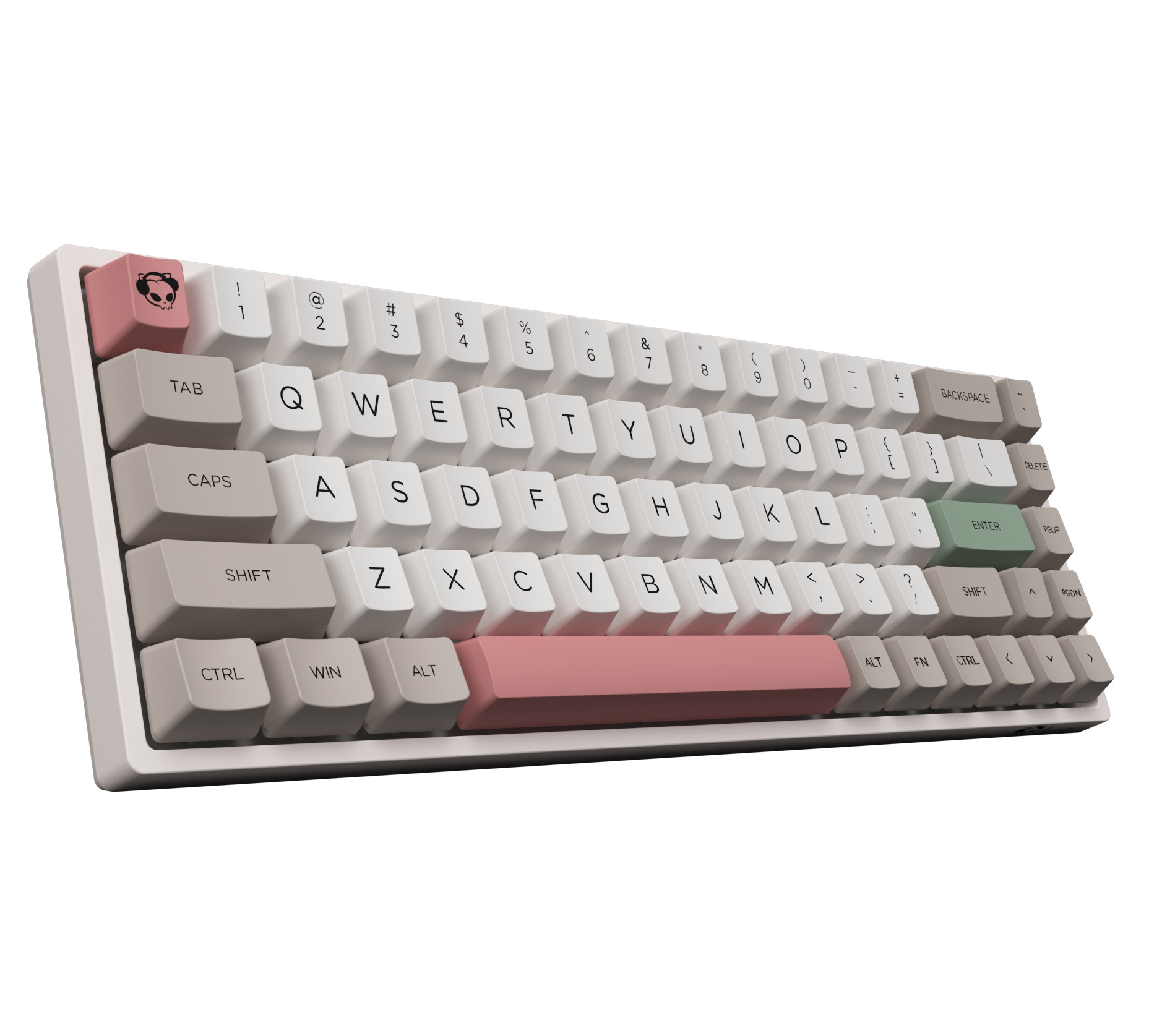 Akko 3108V2 Sailor Moon Gaming Mechanical Keyboard Pink Switch Double Shot Dye Sub PBT Keycaps NKRO Detachable USB Type-C Pink Cat Paw