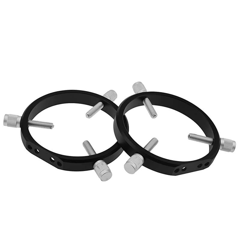 Adjustable Guiding Scope Rings 102 mm Inside Diameter Pair for Telescope Tube Diameter or Finders 48 to 100mm