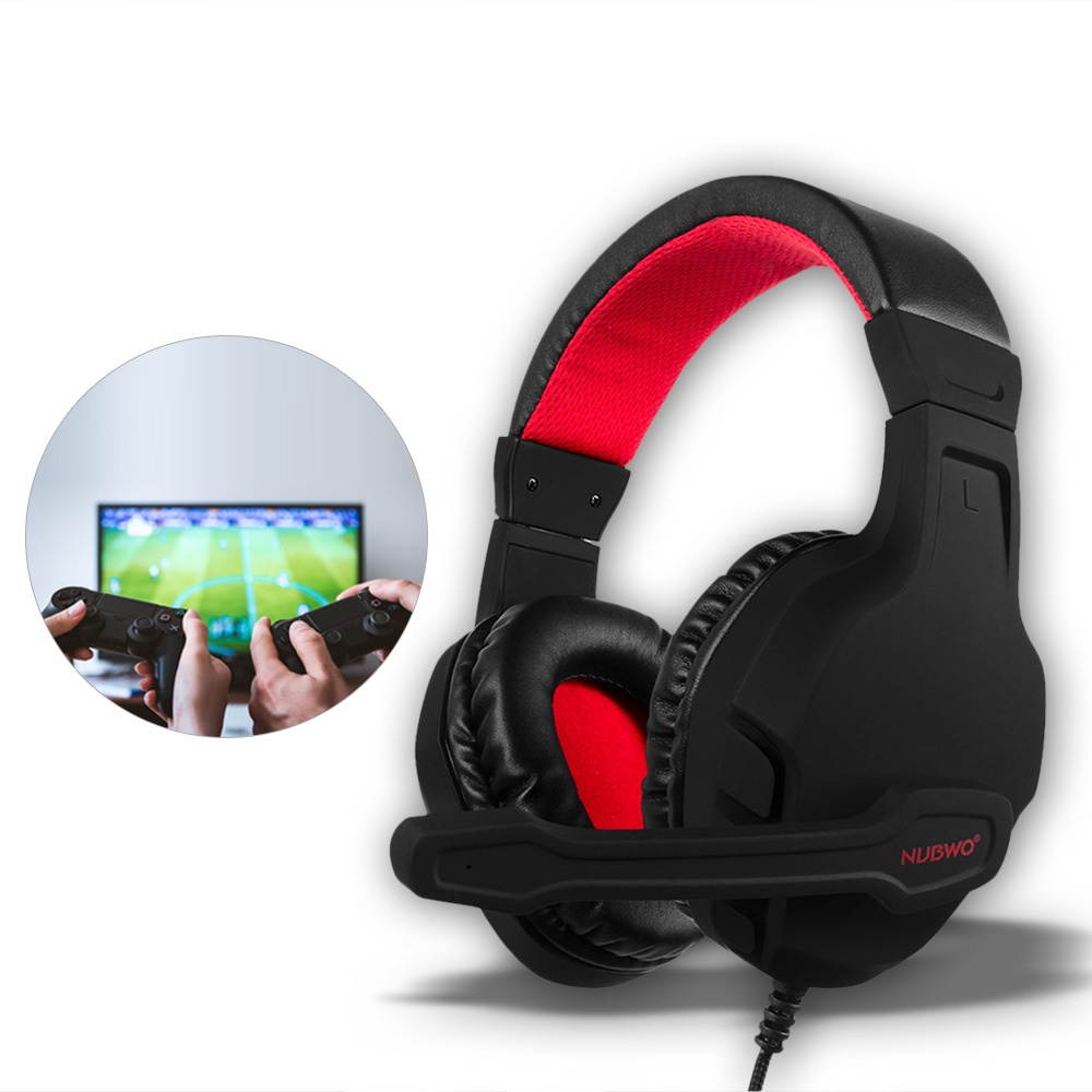 NUBWO U3 3.5mm Stereo Gaming Headphones On Ear Headset with Microphone For PS4 PC New Xbox One Computer Mobile Phone