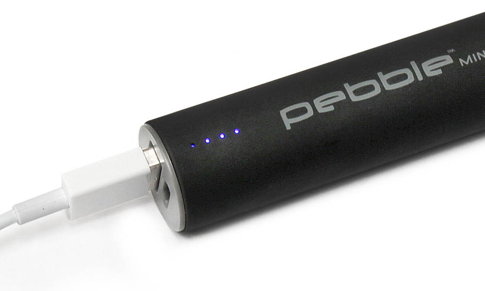 Veho Pebble Ministick 2,200mAh Emergency Portable Rechargeable Power Bank &ndash; Black