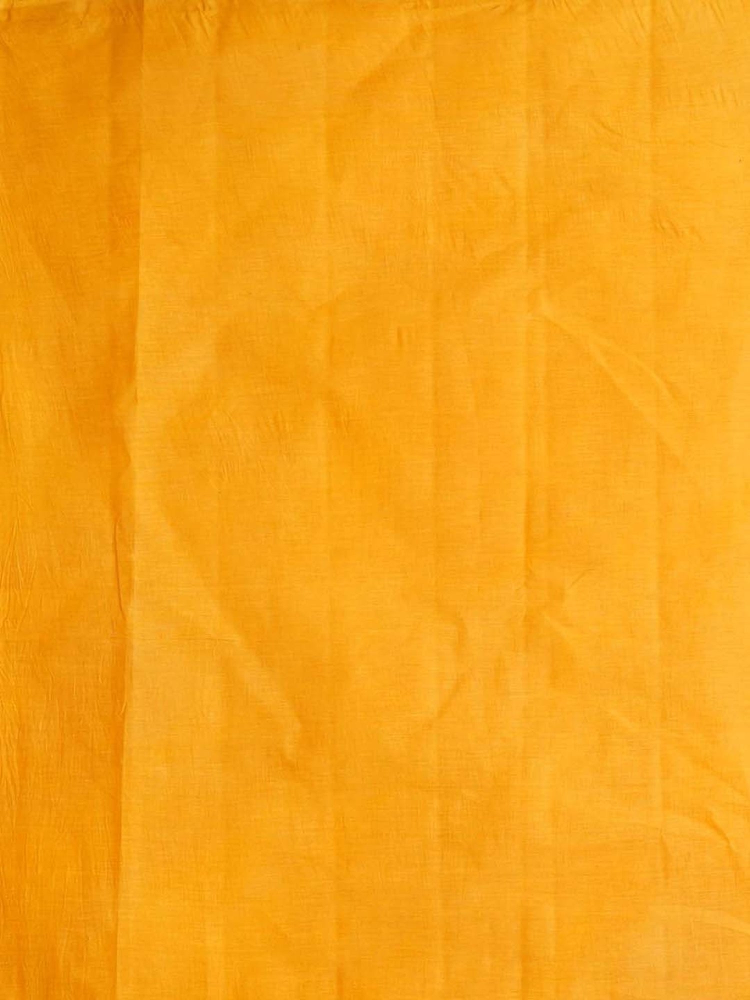 Unnati Silks Pink & Yellow Cotton Printed Saree With Unstitched Blouse