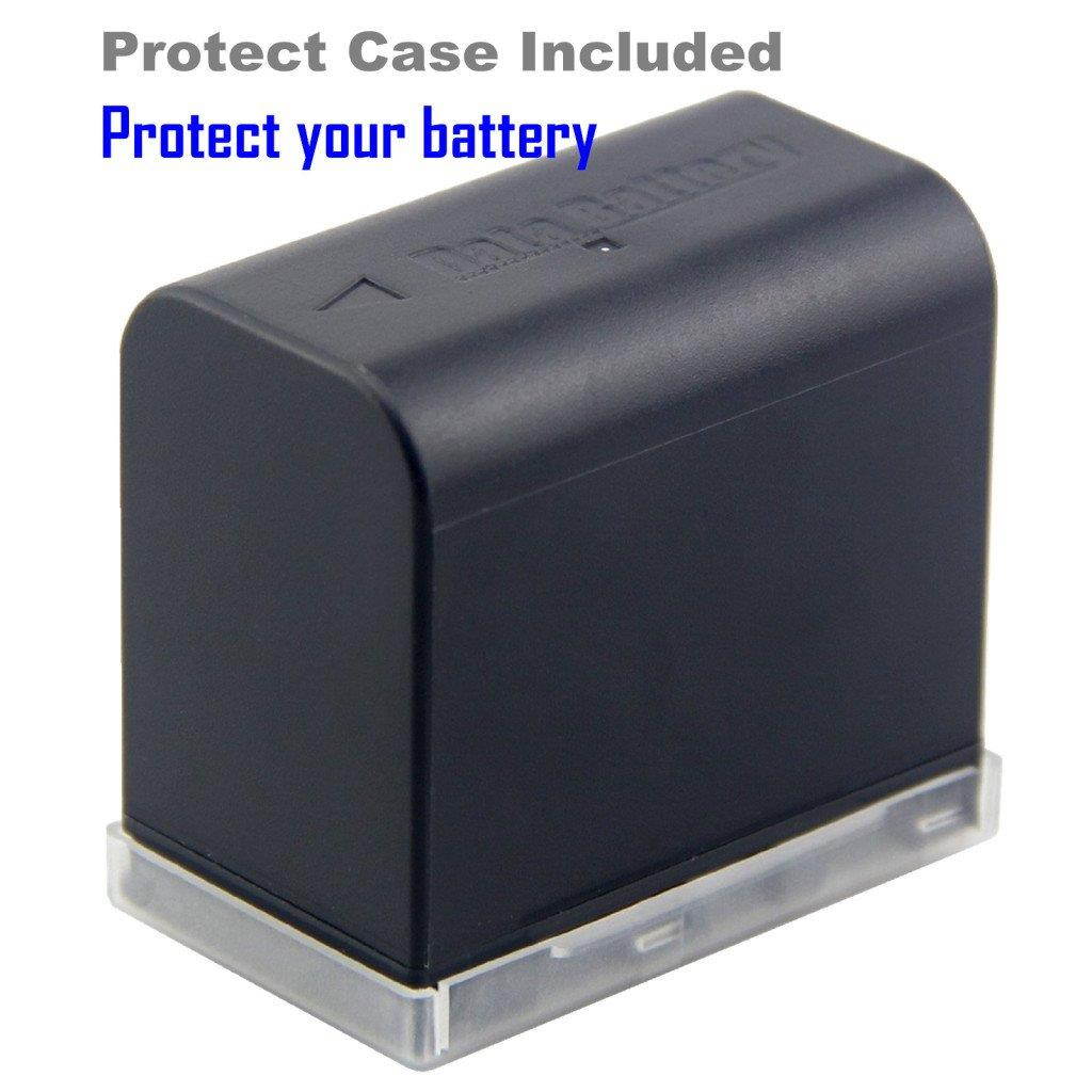 Kastar Fast Charger and Battery (1-Pack) for JVC BN-VF823 BN-VF823U and GY-HM100 GY-HM100U GY-HM150 GY-HM170U GZ-HMZ1 GZ-MG130 GZ-MG131 GZ-MG132 GZ-MG133 GZ-MG134 GZ-MG135 GZ-MG148 GZ-MG150 GZ-MG155