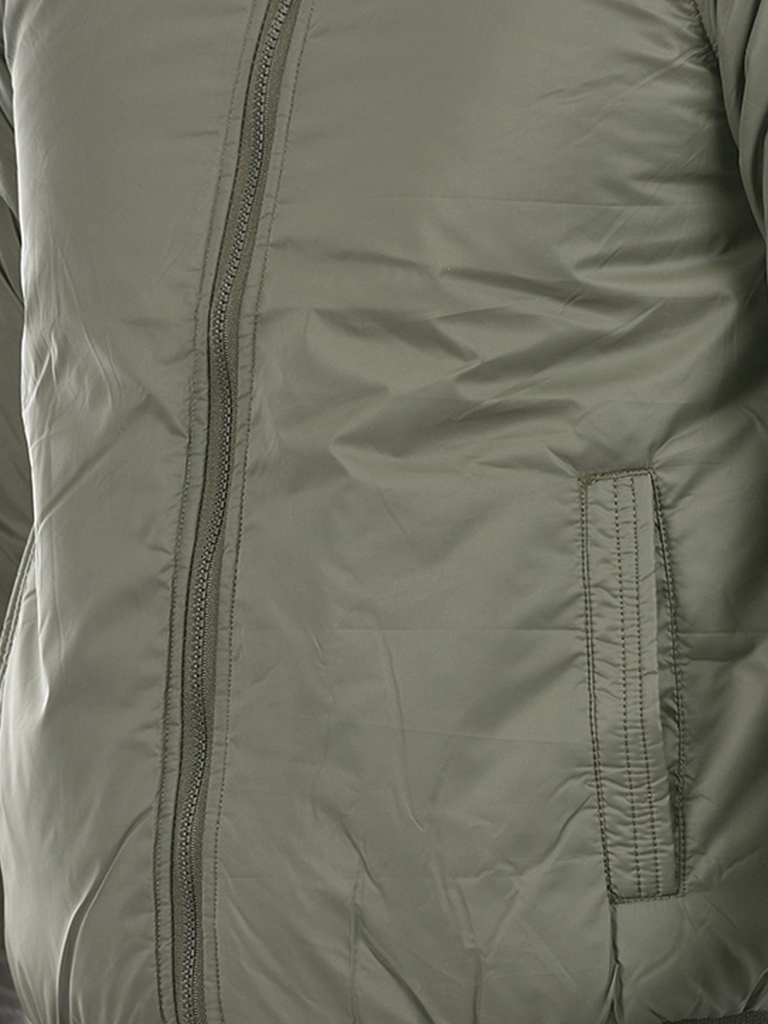 Lawman Pg3 Olive & Beige Regular Fit Reversible Jacket