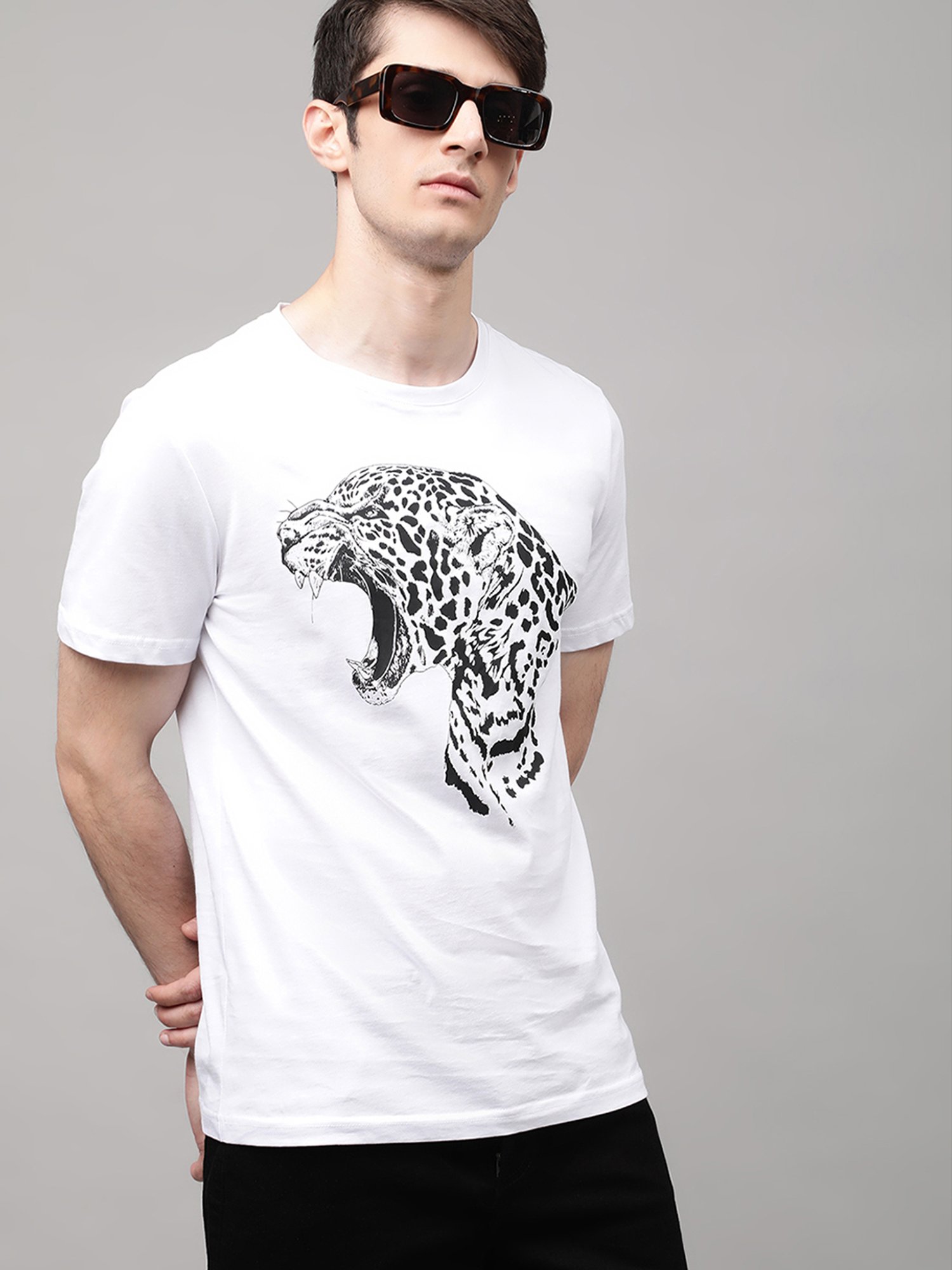 Antony Morato White Printed Short Sleeves T-Shirt