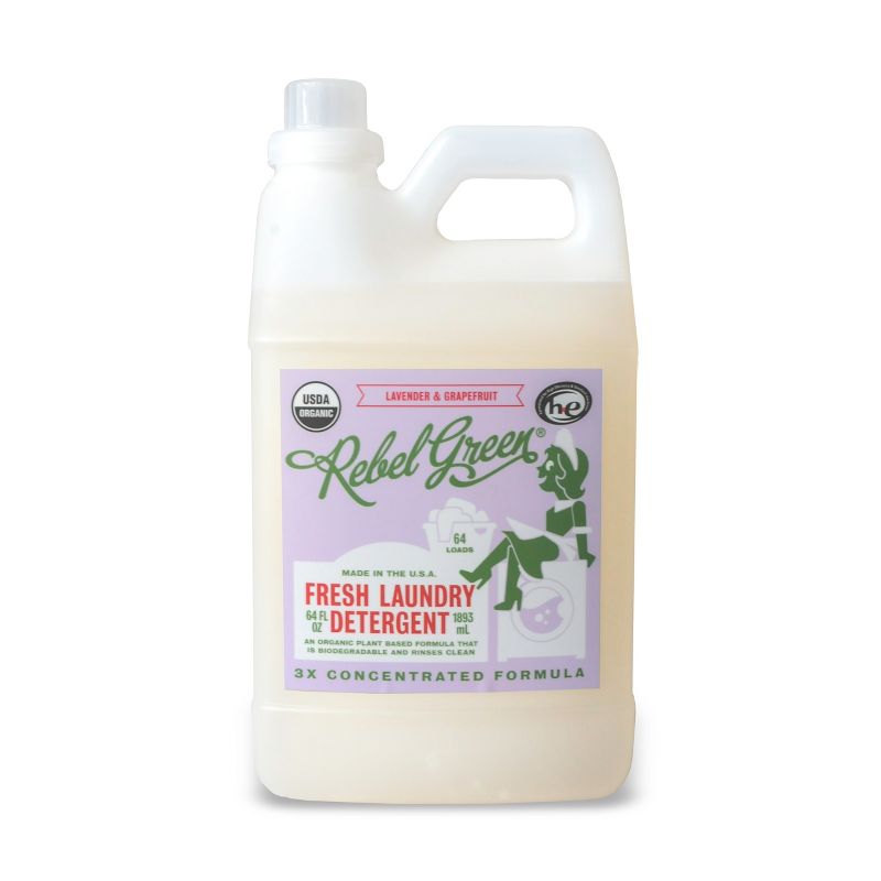 Rebel Green Lavender & Grapefruit Laundry Detergent - 64oz/2ct