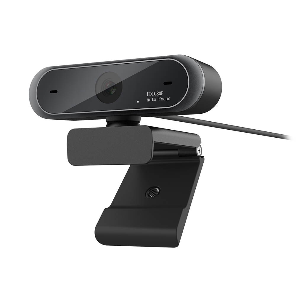 1080P Webcam, HDWeb Camera with Built-in Microphone & Privacy Cover, USB Web Cam with Wide Angle Lens & Large Sensor