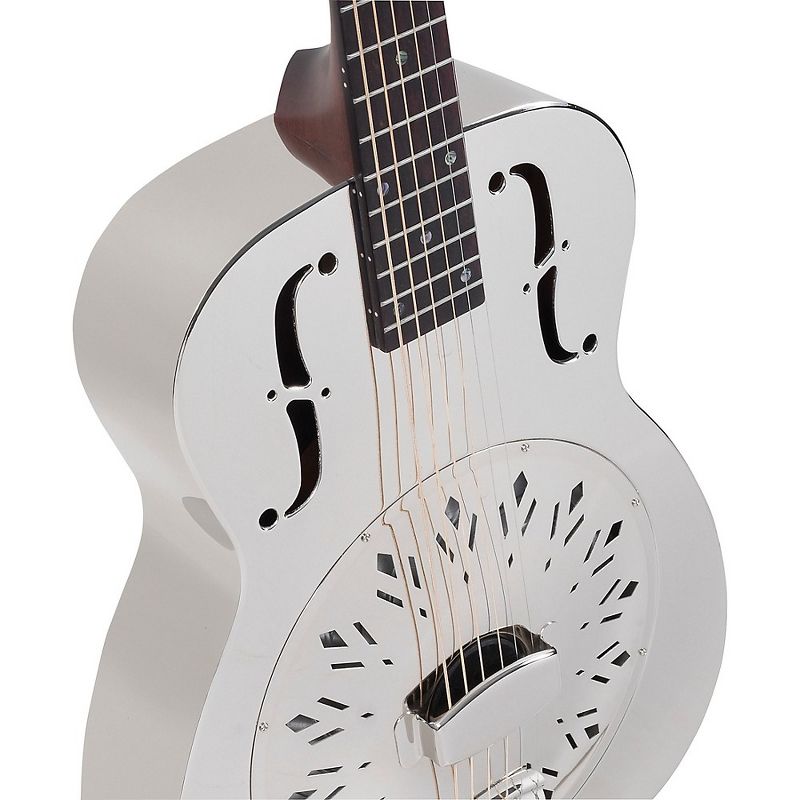 Recording King RM-998-D Metal Body Resonator, Style-0 Nickel-Plated