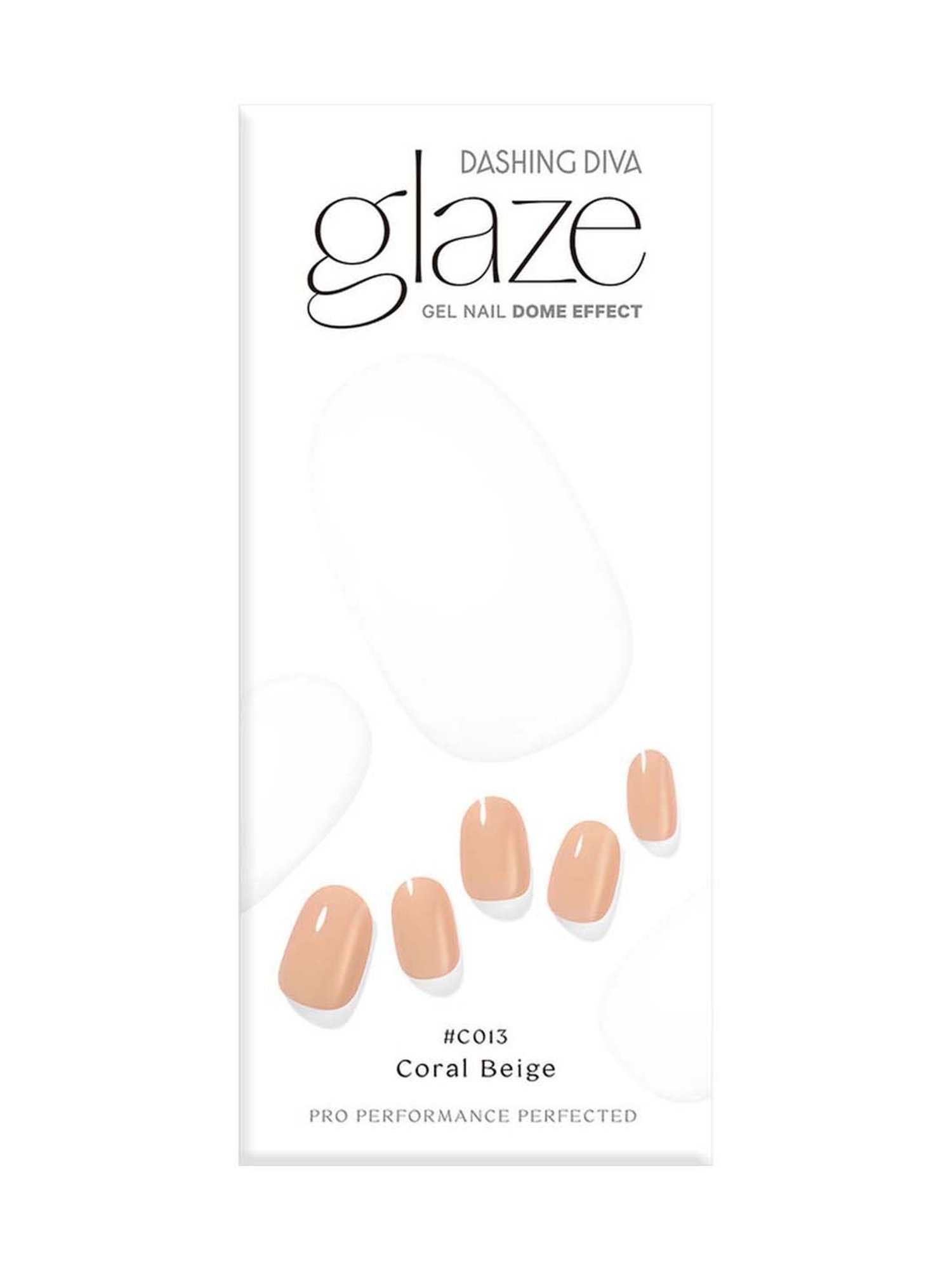 DASHING DIVA Glaze Coral Beige