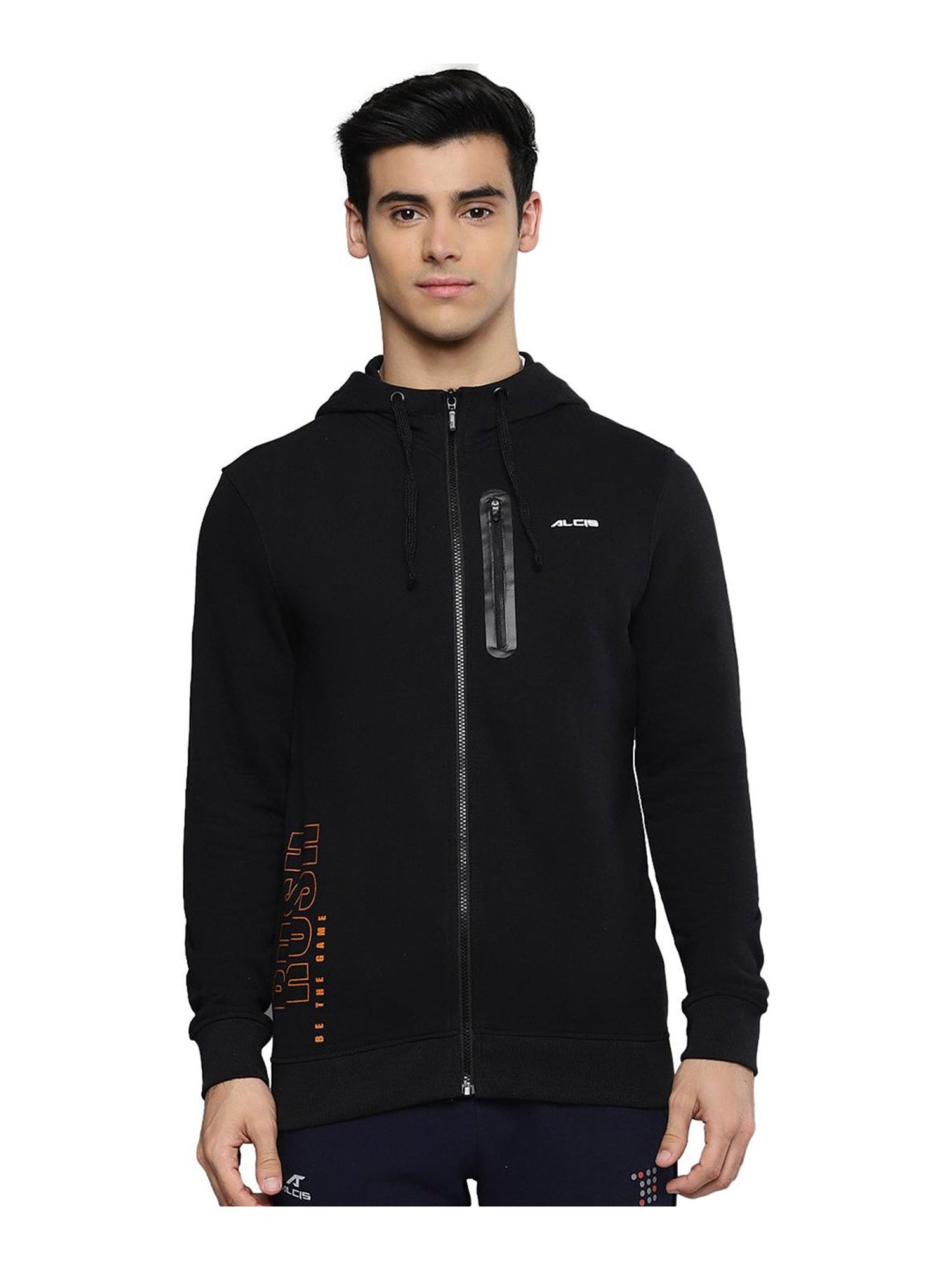 ALCIS Black Hooded Sweatshirt