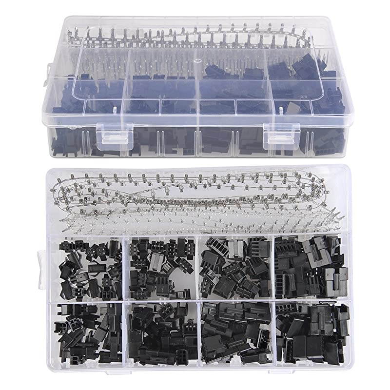 1120Pcs 254mm Pitch 2 3 4 5 6 7 8 9 Pin JST SM Male and Female Plug Housing MaleFemale Pin Header Crimp Terminals Connector Kit