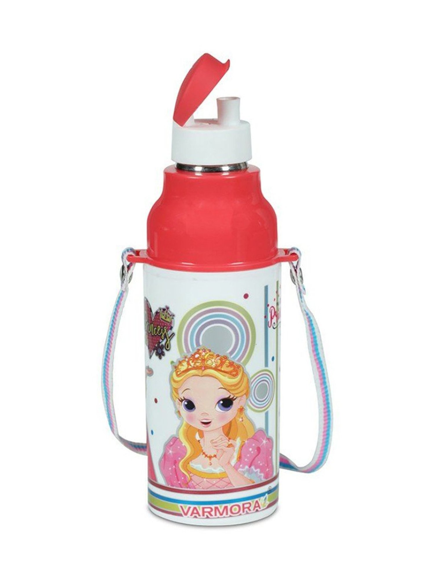 Varmora Sofia Pink Stainless Steel Insulated Water Bottle - 430 ml