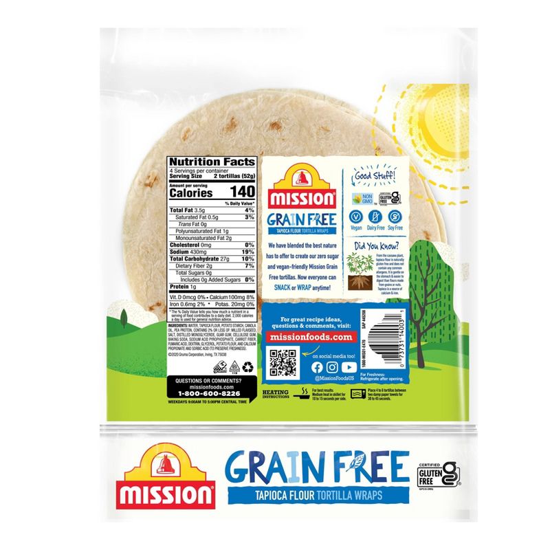 Mission Grain Free Flour Tortillas - 8ct