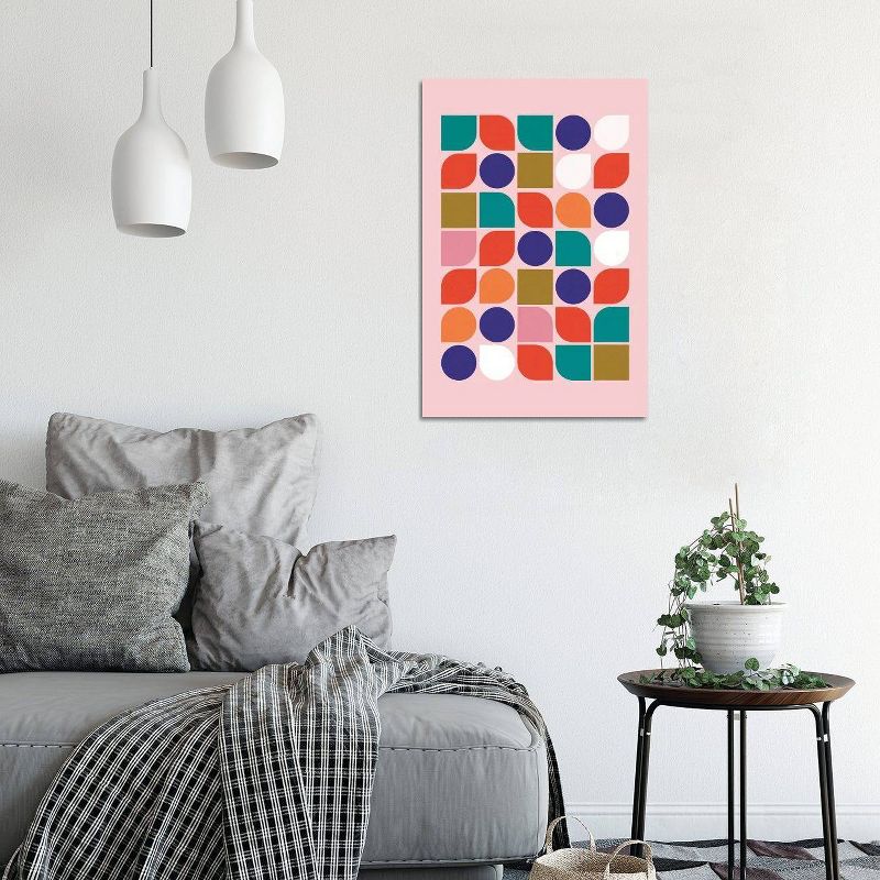 Colorful Geometry by Show Me Mars Unframed Wall Canvas - iCanvas