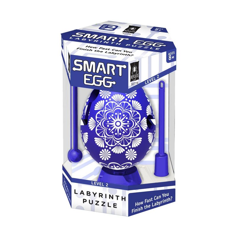 Smart Egg Labyrinth Puzzle - Color Collection: Blue Brainteaser 2pc