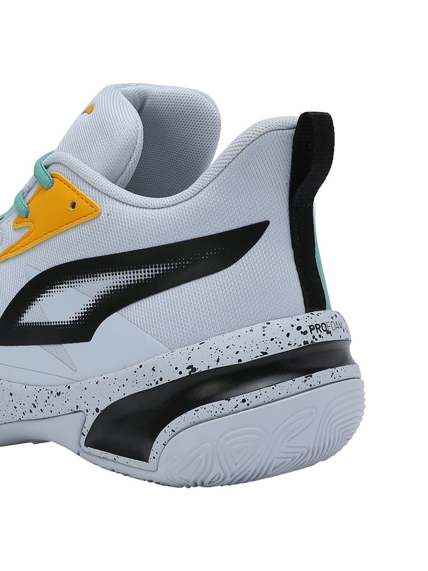 Puma Men's Genetics Speckle White Basketball Shoes