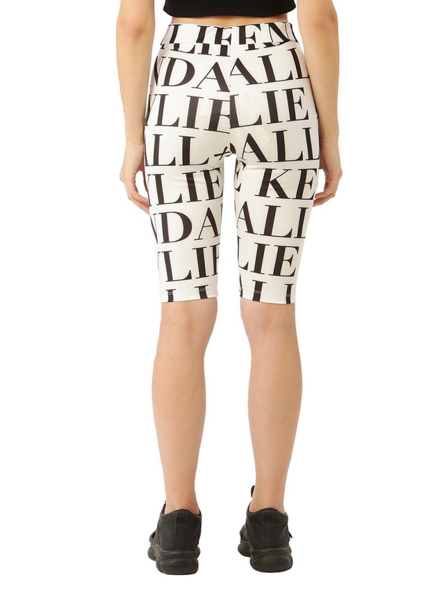 KENDALL + KYLIE White High Rise Sports Shorts