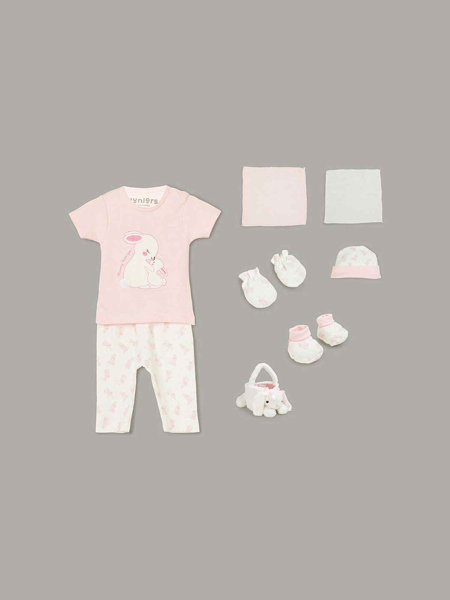 Juniors by Lifestyle Kids Pink Cotton Gift Set