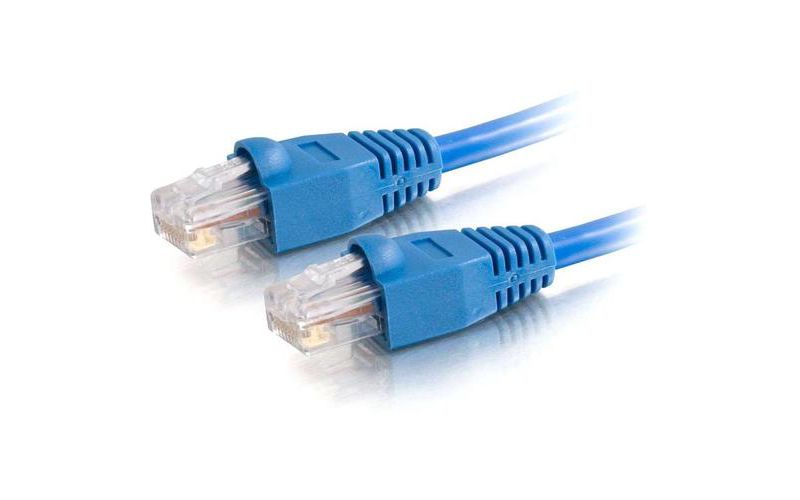 C2G 7ft Cat5e Snagless Unshielded (UTP) Network Patch Cable (USA-Made) - Blue - Category 5e for Network Device - RJ-45 Male - RJ-45 Male - USA-Made