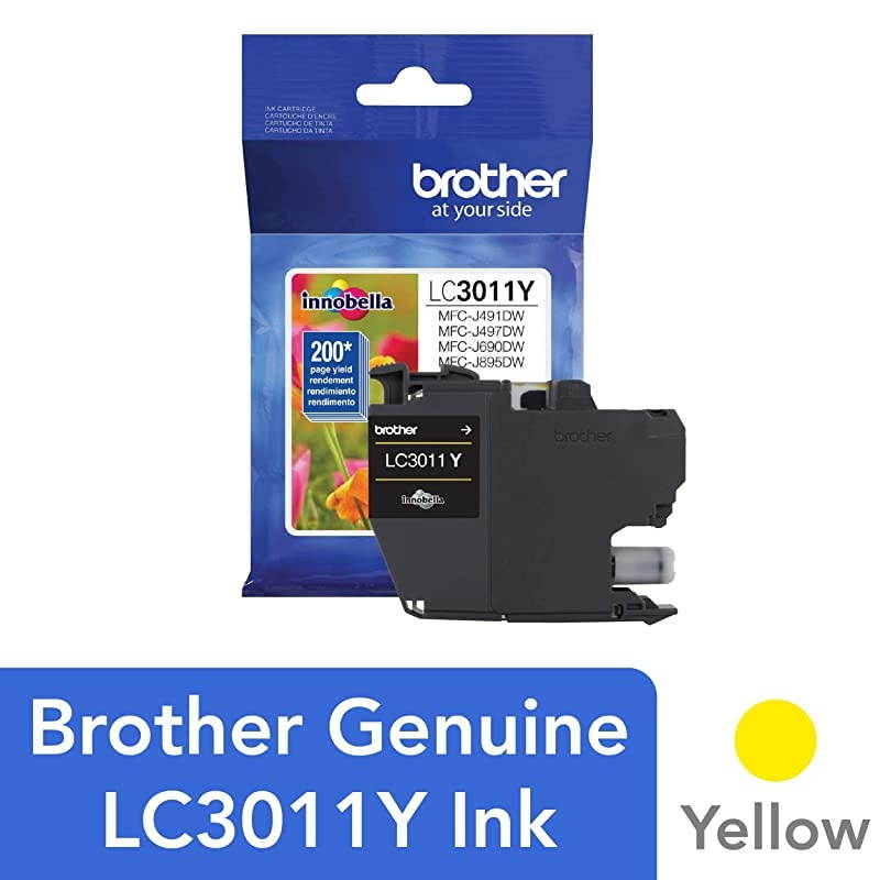 Printer LC3011Y Single Pack Standard Cartridge Yield Up To 200 Pages LC3011 Ink Yellow