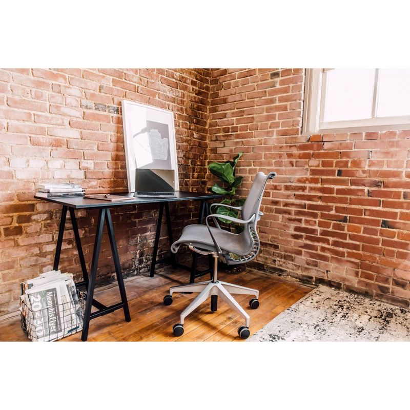 Cambria Art Computer Desk Black - OneSpace