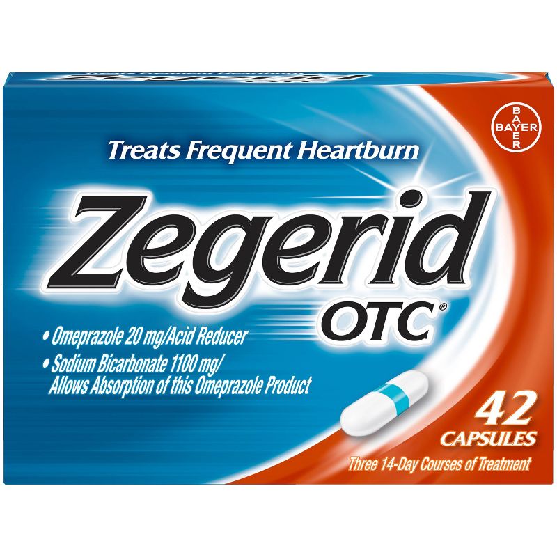 Zegerid OTC Heartburn and Acid Reduce for Frequent Heartburn Capsules - 42ct