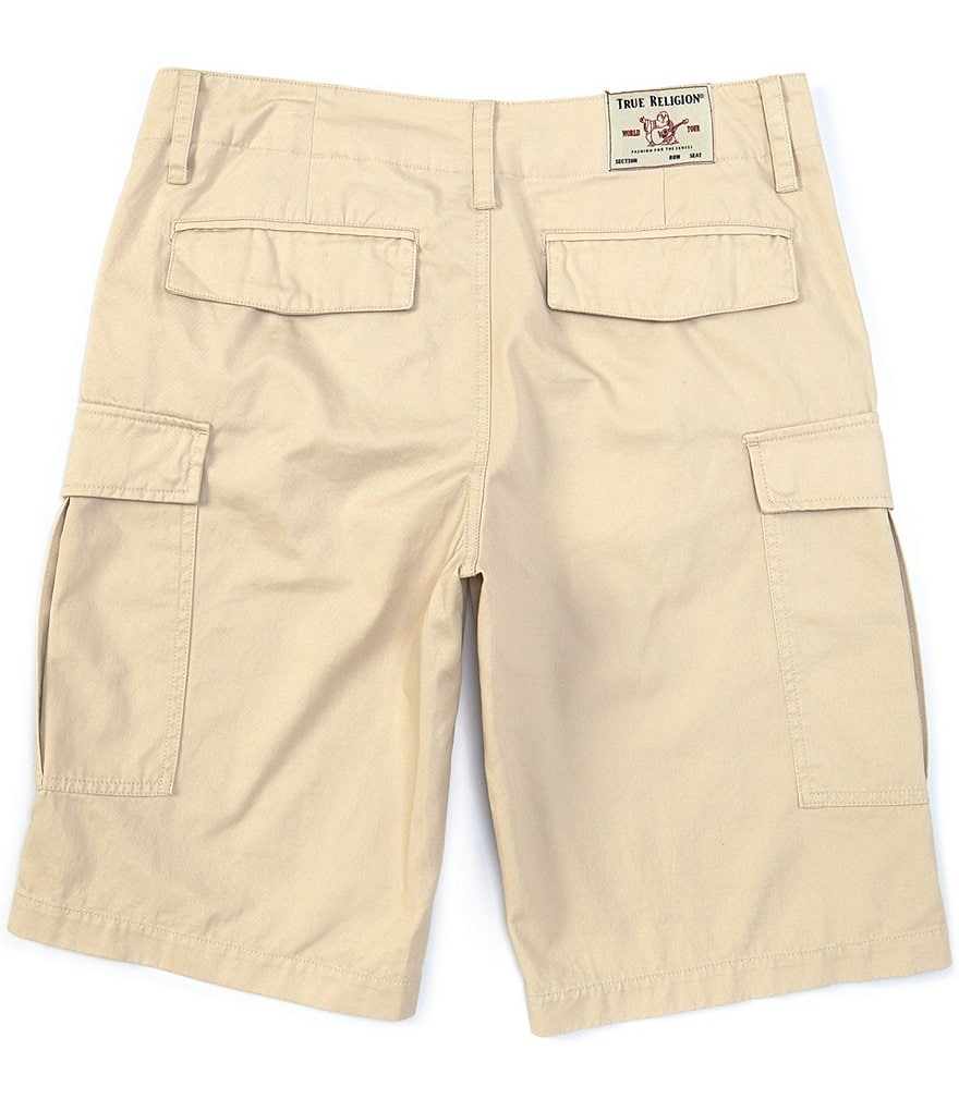 True Religion Slim-Fit Twill 13#double; Inseam Cargo Shorts