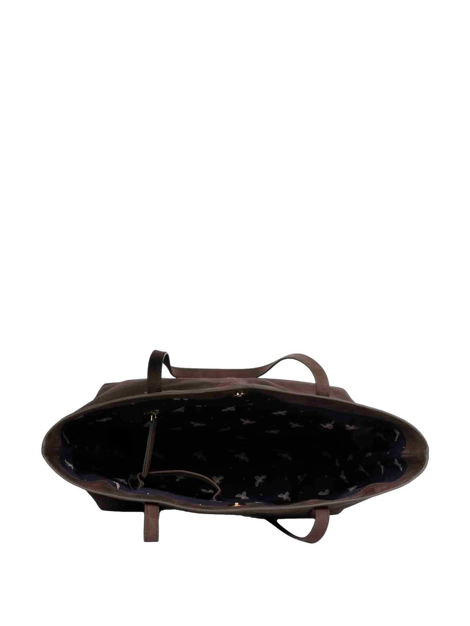 Saint G Brown Solid Medium Shoulder Handbag