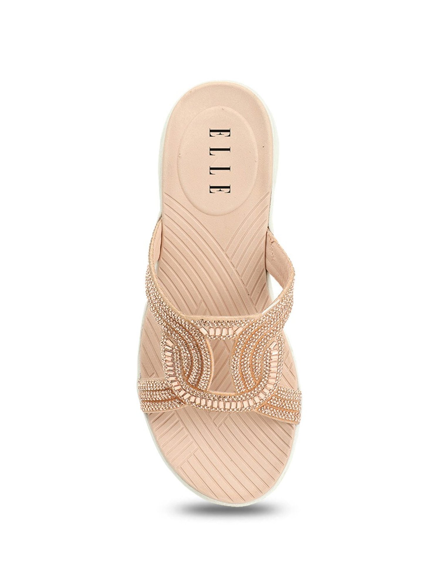 Elle Women's Pink Thong Wedges