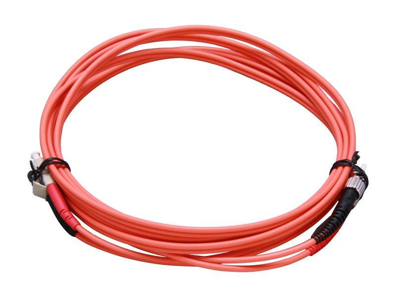 Fiber Optic Cable LC-LC 9/125 Duplex Single-Mode Fiber Cable Yellow 5 meters