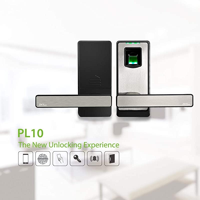 Electronic Smart Lock Biometric Fingerprint Door Lock with Bluetooth Keyless Home Entry with Your Smartphone/Fingerprint Locks for Bedroom (PL10)