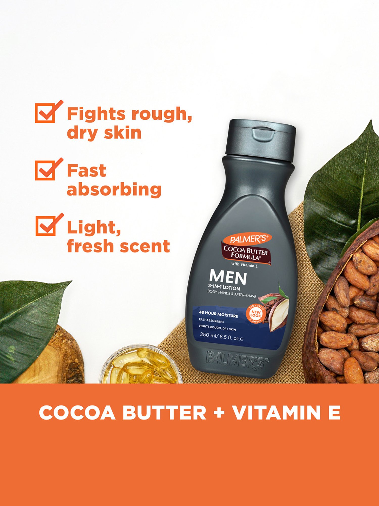Palmer's Cocoa Butter Formula with Vitamin E Men 3-in-1 Lotion - 250 ml