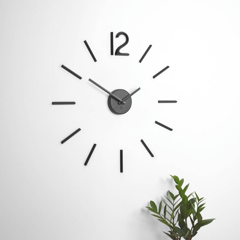 Blink Wall Clock Black - Umbra