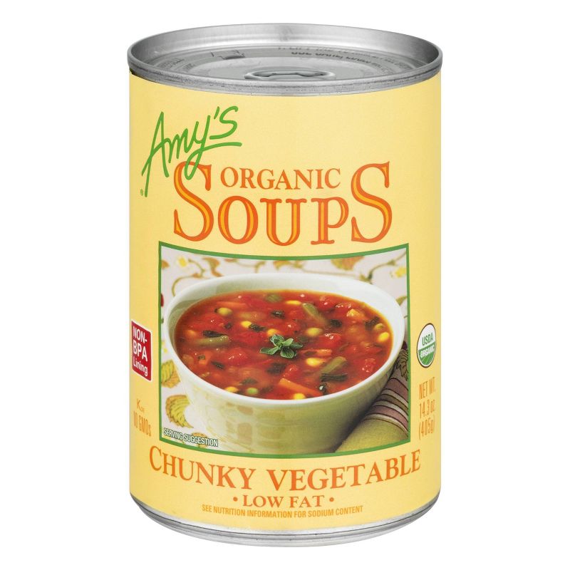 Amy's Organic Low Fat Chunky Vegetable Soup - 14.3oz