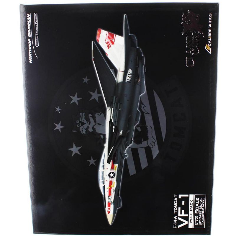 Century Wings F-14B Tomcat 1/72 Diecast Model, USN VF-1 Wolfpack, NK100, USS Enterprise
