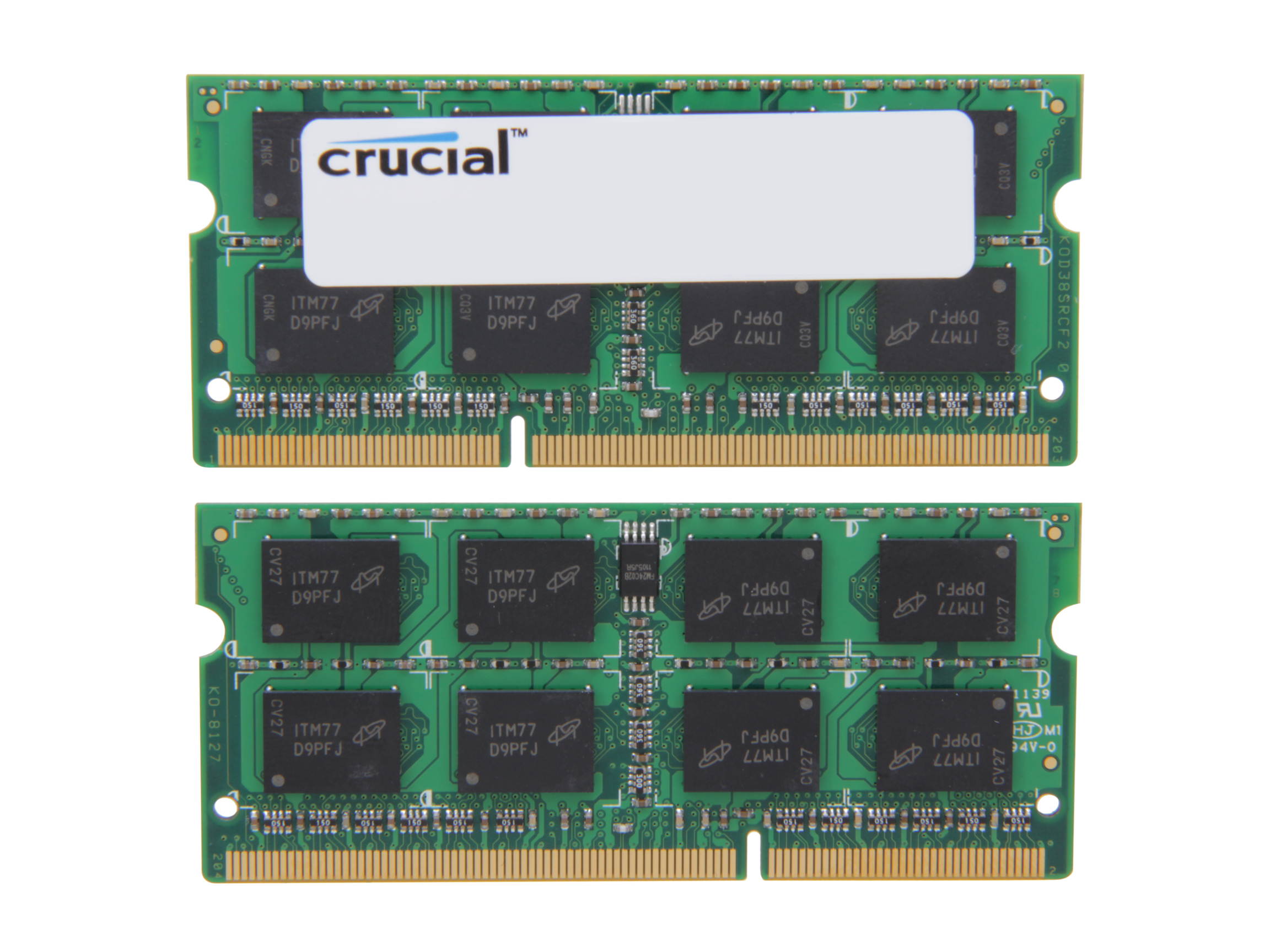 Crucial 8GB (2 x 4GB) 204-Pin DDR3 SO-DIMM DDR3L 1333 (PC3L 10600) Laptop Memory Model CT2KIT51264BF1339