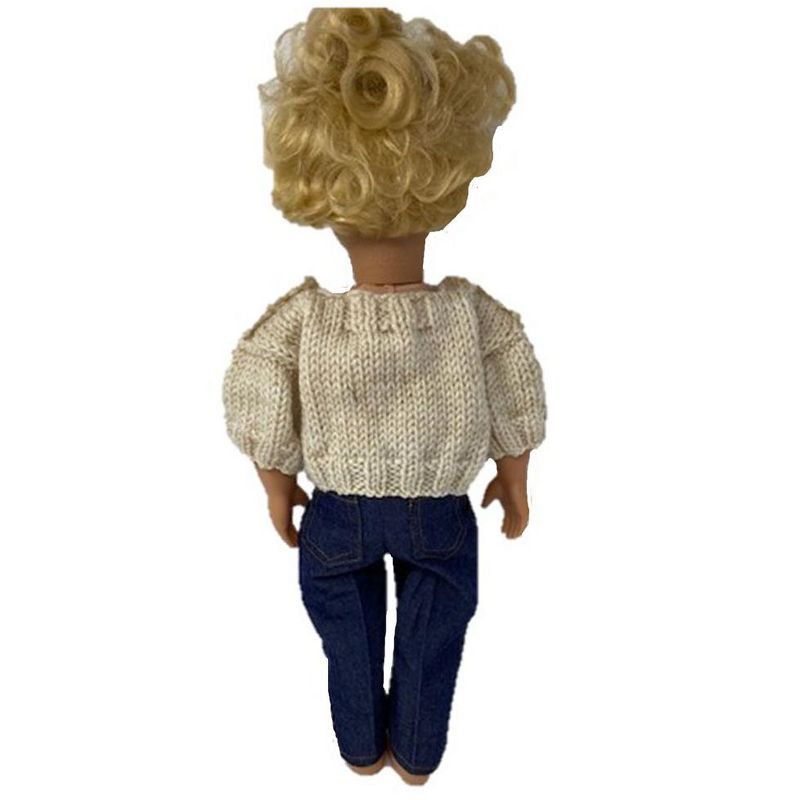 Doll Clothes Superstore Off White Sweater Fits Boy Or Girl 18 Inch Girl Dolls Like American Girl Our Generation