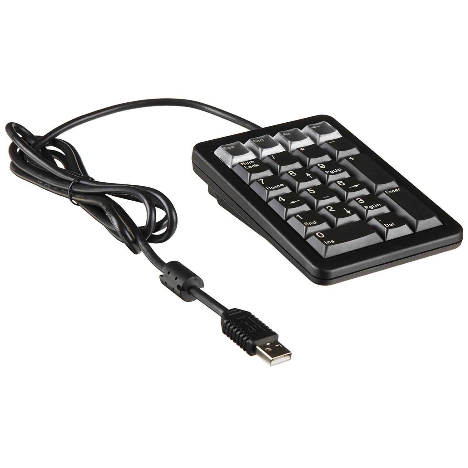 CHERRY Ultraslim Programmable Keypad, Black - 26 Keys - G84-4700LUCUS-2