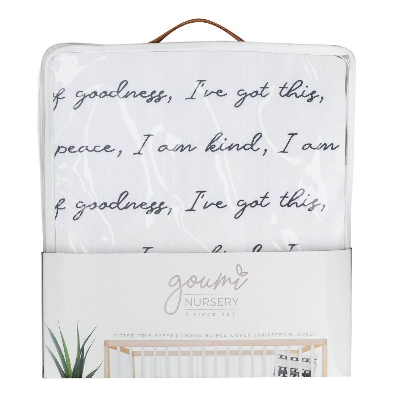 Goumi You Are Loved Organic Bedding Set - 5pc