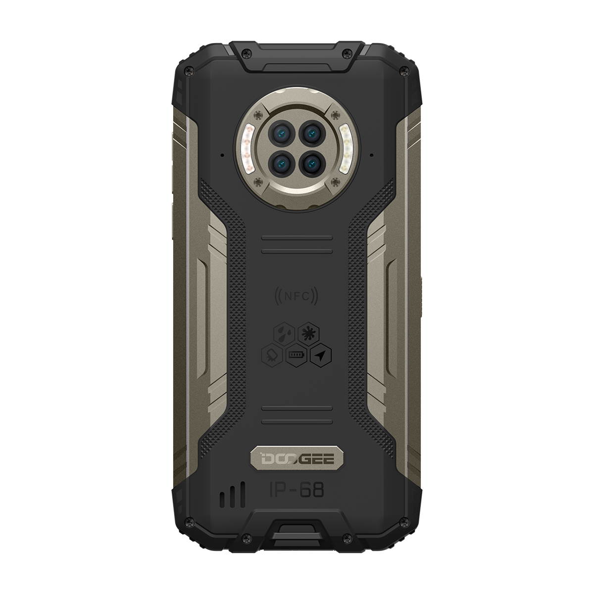 DOOGEE S96 Pro 8GB + 128GB Smartphone with Night Vision Camera Helio G90 Phones 4G Dual SIM 48MP+20MP+16MP Camera Android 10 6350mAh Battery IP68/IP69K Waterproof GPS/NFC