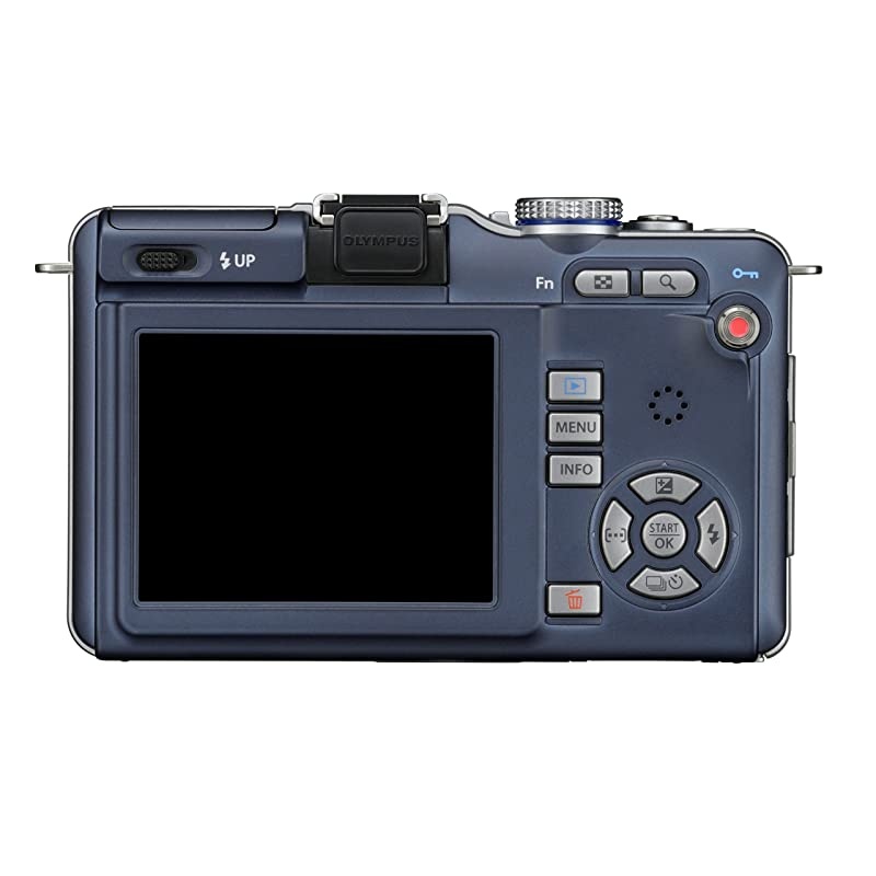 PEN E-PL1 12.3MP Live MOS Micro Four Thirds Mirrorless Digital Camera with 14-42mm f/3.5-5.6 Zuiko Digital Zoom Lens (Slate Blue) (Old Model)