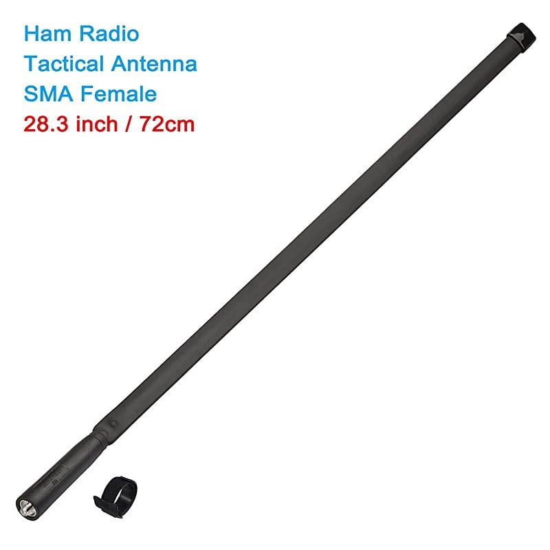 Dual Band VHF UHF 136520MHz 283 inch Foldable CS Tactical SMA Female Ham Radio Antenna for Kenwood Wouxun Baofeng BFF8HP UV5R UV82 BF888S GT3 Handheld Ham Two Way Radio Walkie Talkie