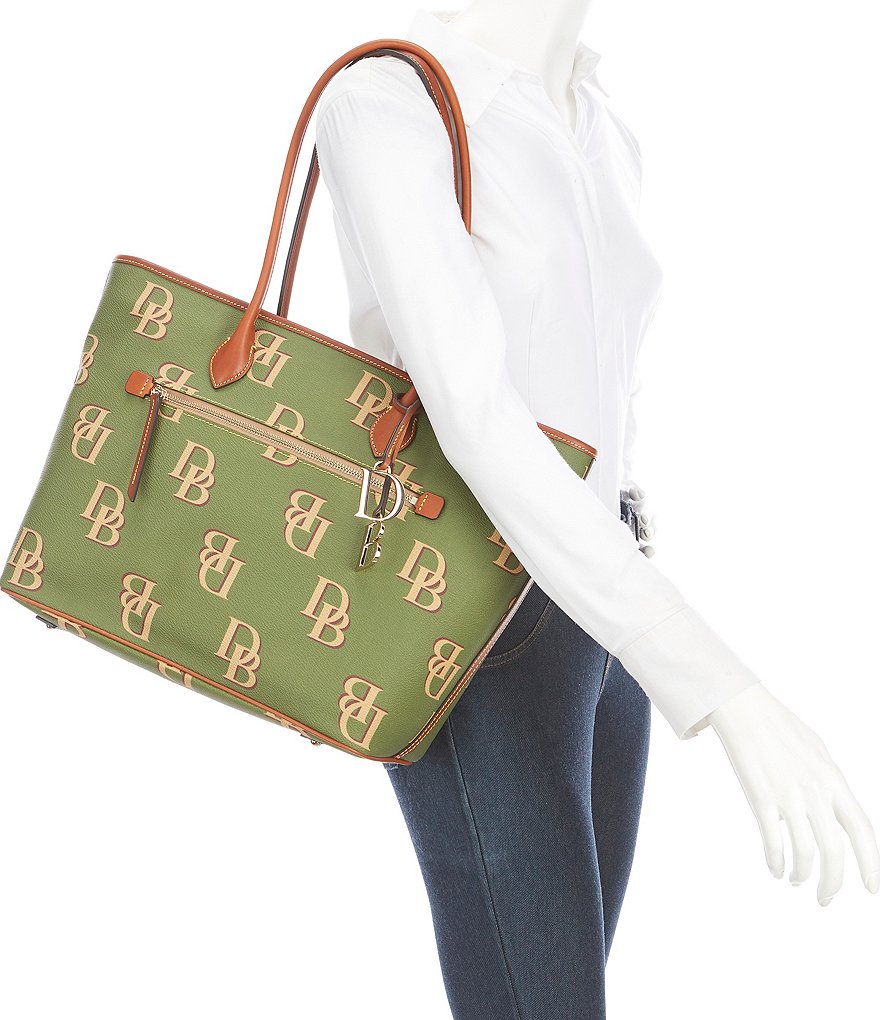Dooney & Bourke Monogrammed Collection Large Tote Bag