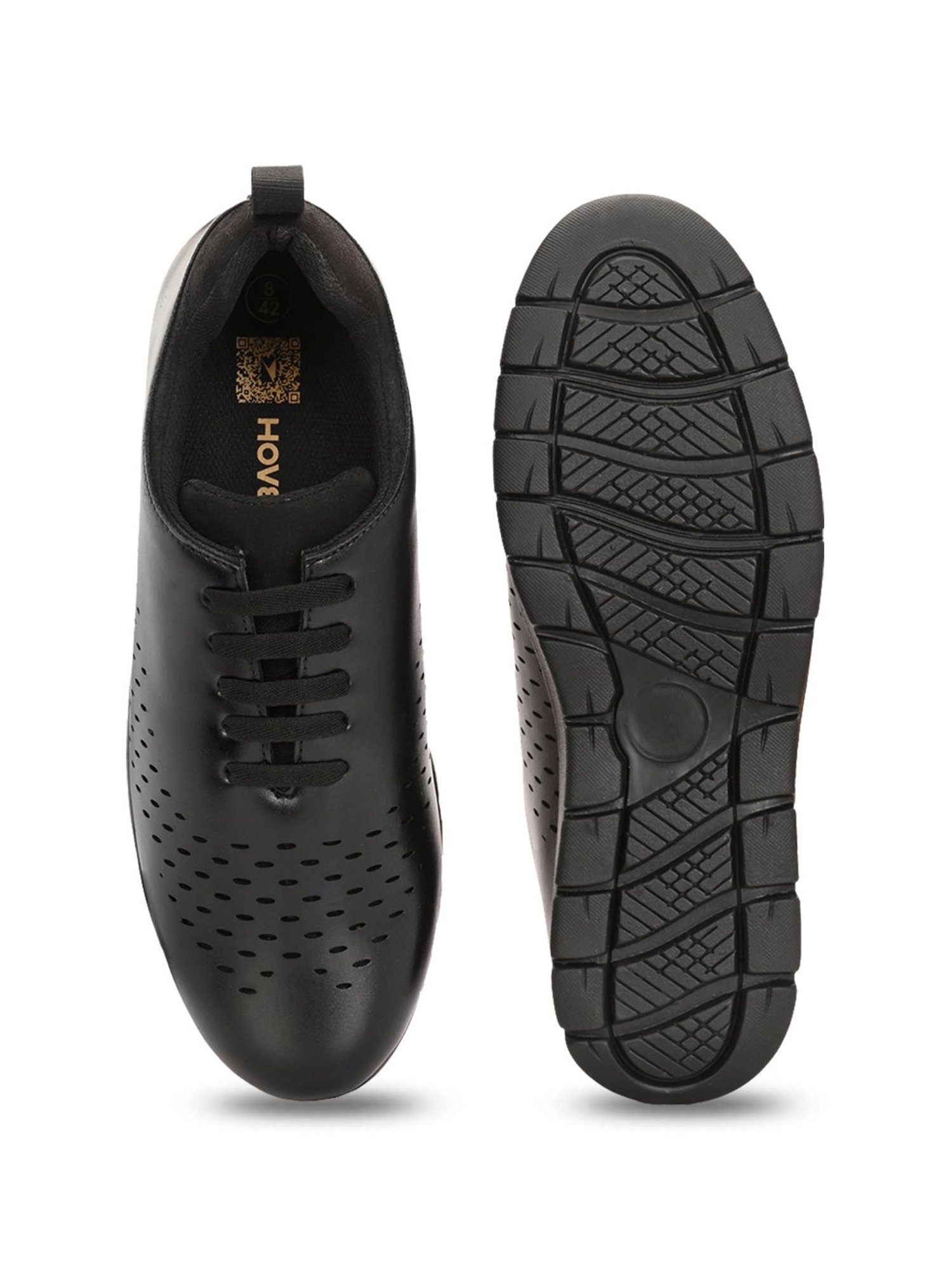 Hoversole Men's Rick Black Oxford Shoes