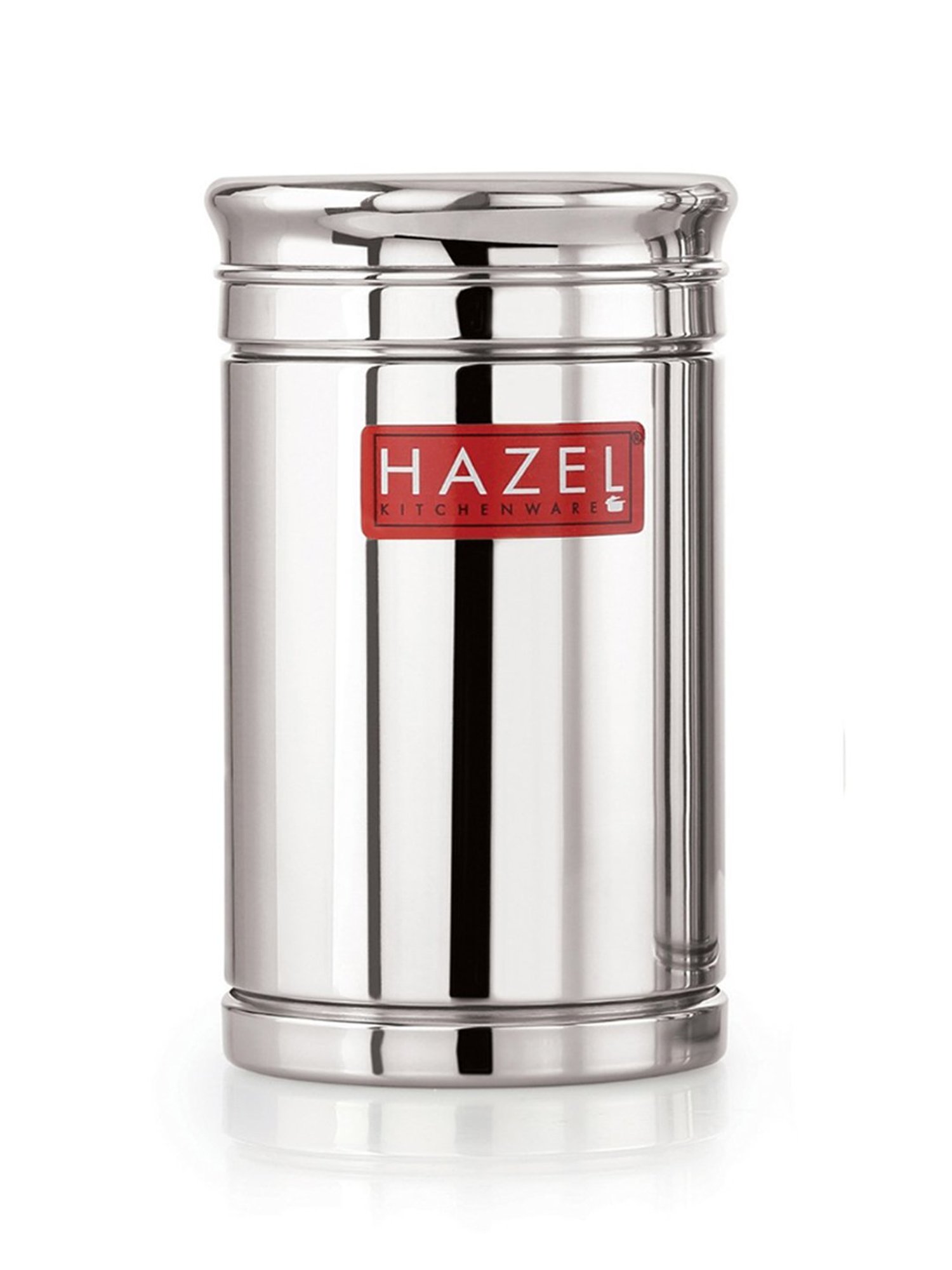 HAZEL Silver Stainless Steel Storage Box for Kitchen (0.8L)