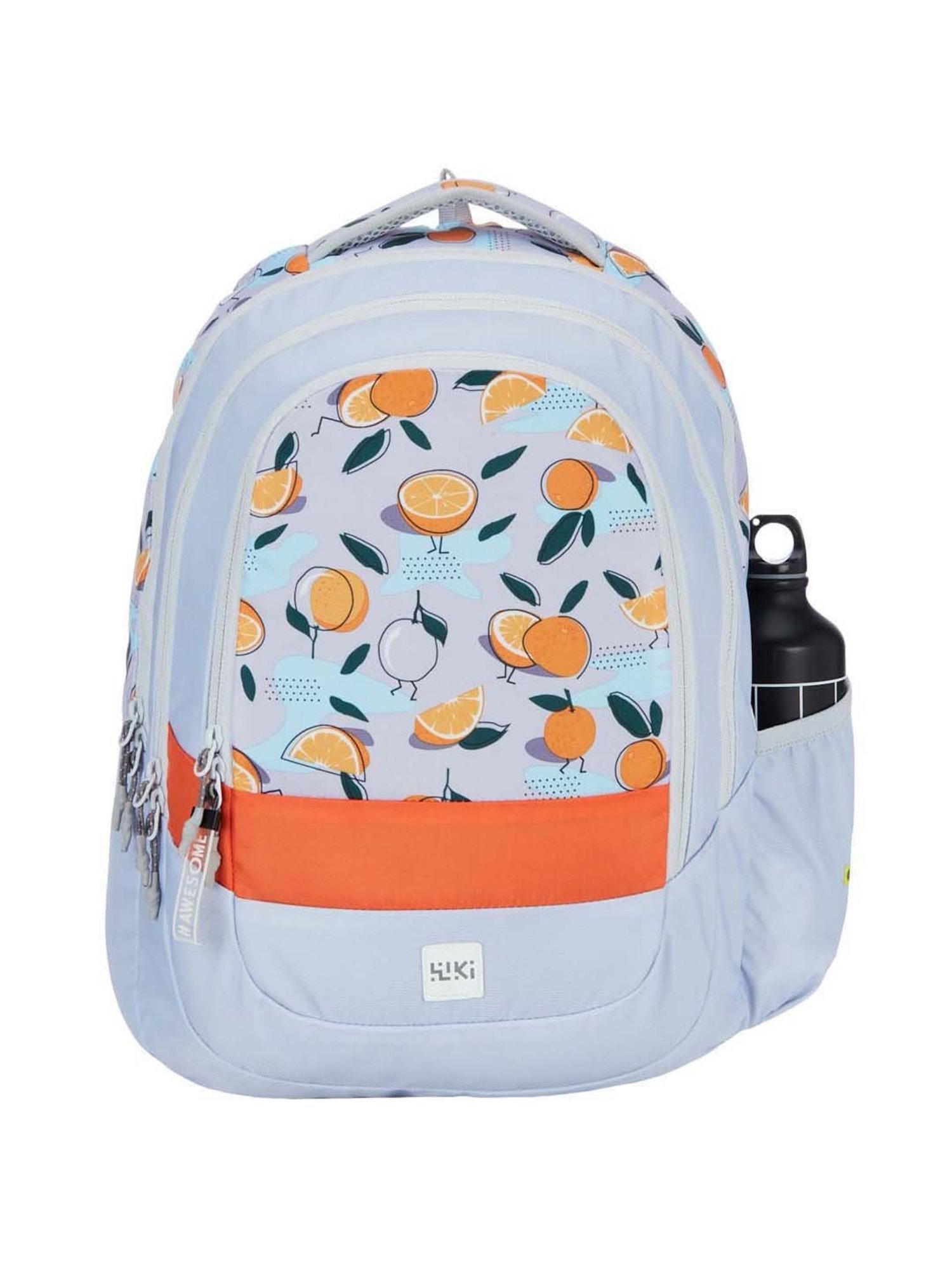 Wiki 27.5 Ltrs Grey Medium Backpack