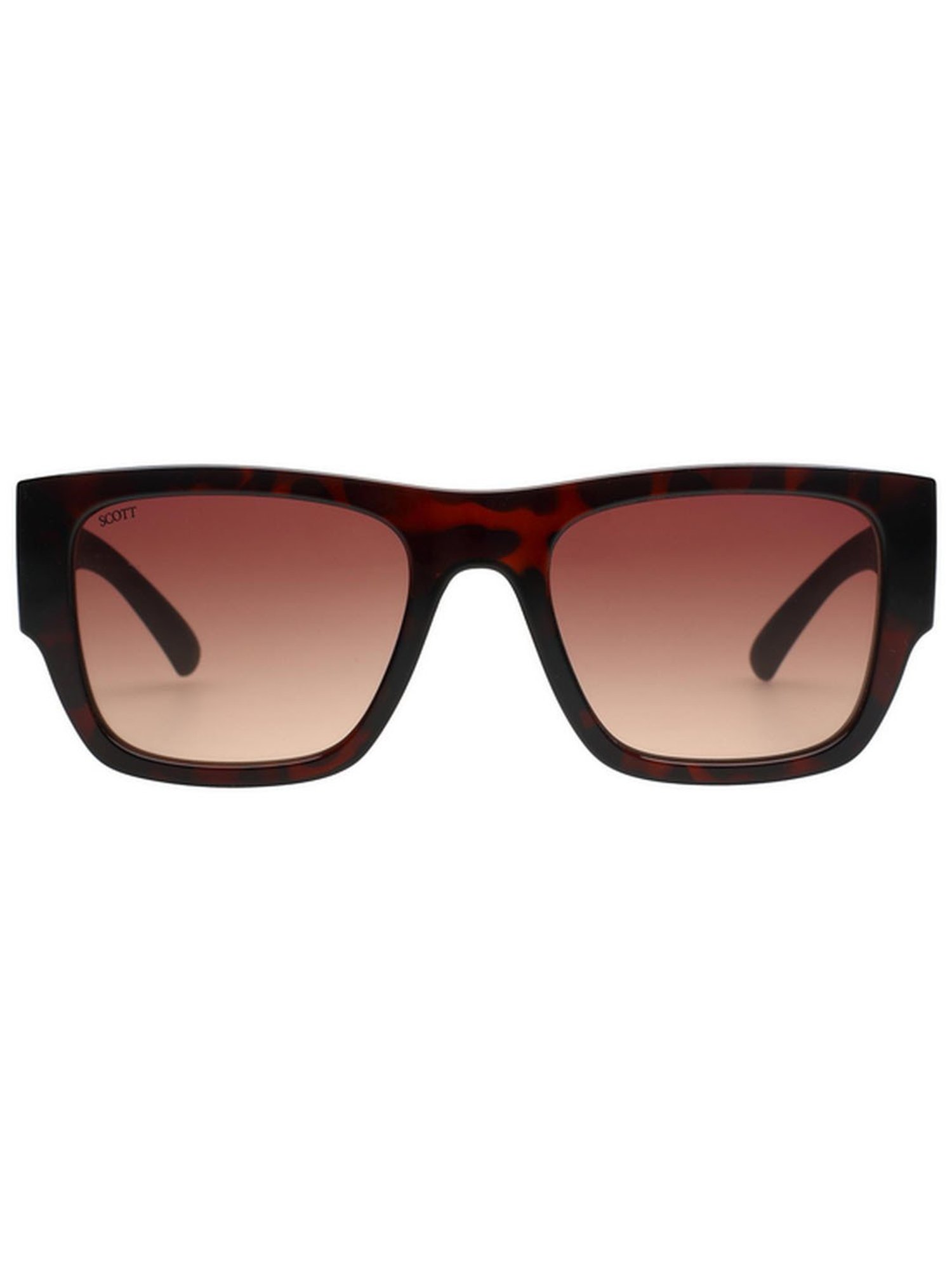 SCOTT Brown Wayfarer UV Protection Unisex Sunglasses